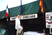 Stand des Comité de Jumelage in Vienuil.